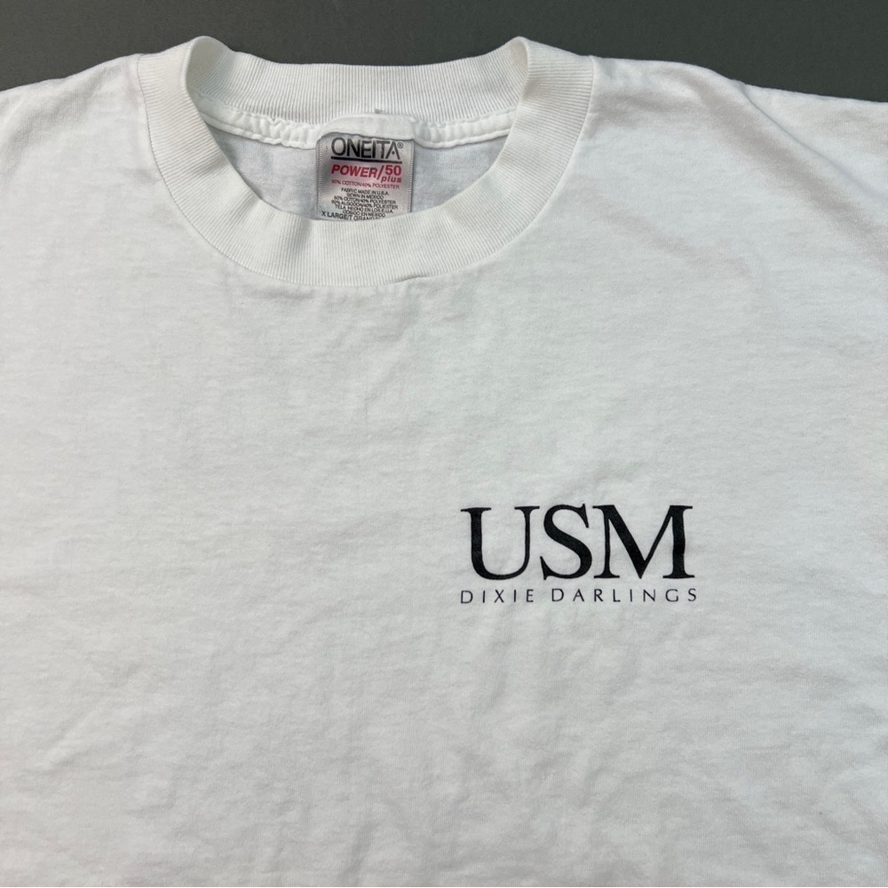 Vintage 90s USM Dixie Darlings Dance Tee Shirt - Picture 4 of 6